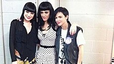 Zp�va�ka Jessie J dala na Instagram fotku, na které je spole�n� s Katy Perry a...