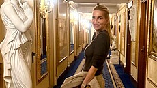 Dara Rolins a její foto z hotelu �Grand Hotel des Iles Borromees & SPA� u...
