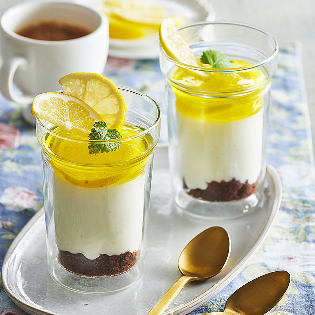 Osvěžující nepečený citronový cheesecake: Rychlý dezert do skleničky