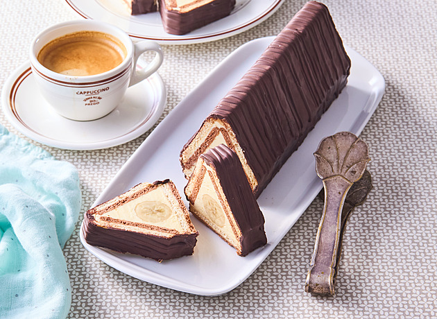 Bebe střecha s banánem: Tradiční nepečený dezert krok za krokem