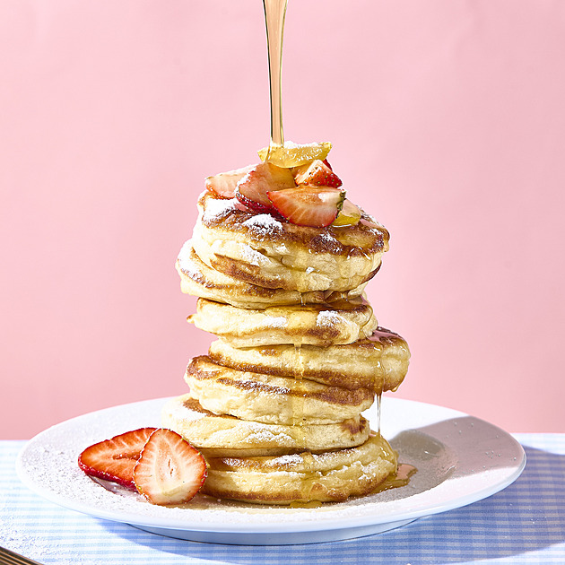 Ricottové lívance s citronovým karamelem: Nadýchaná snídaně jako z kavárny