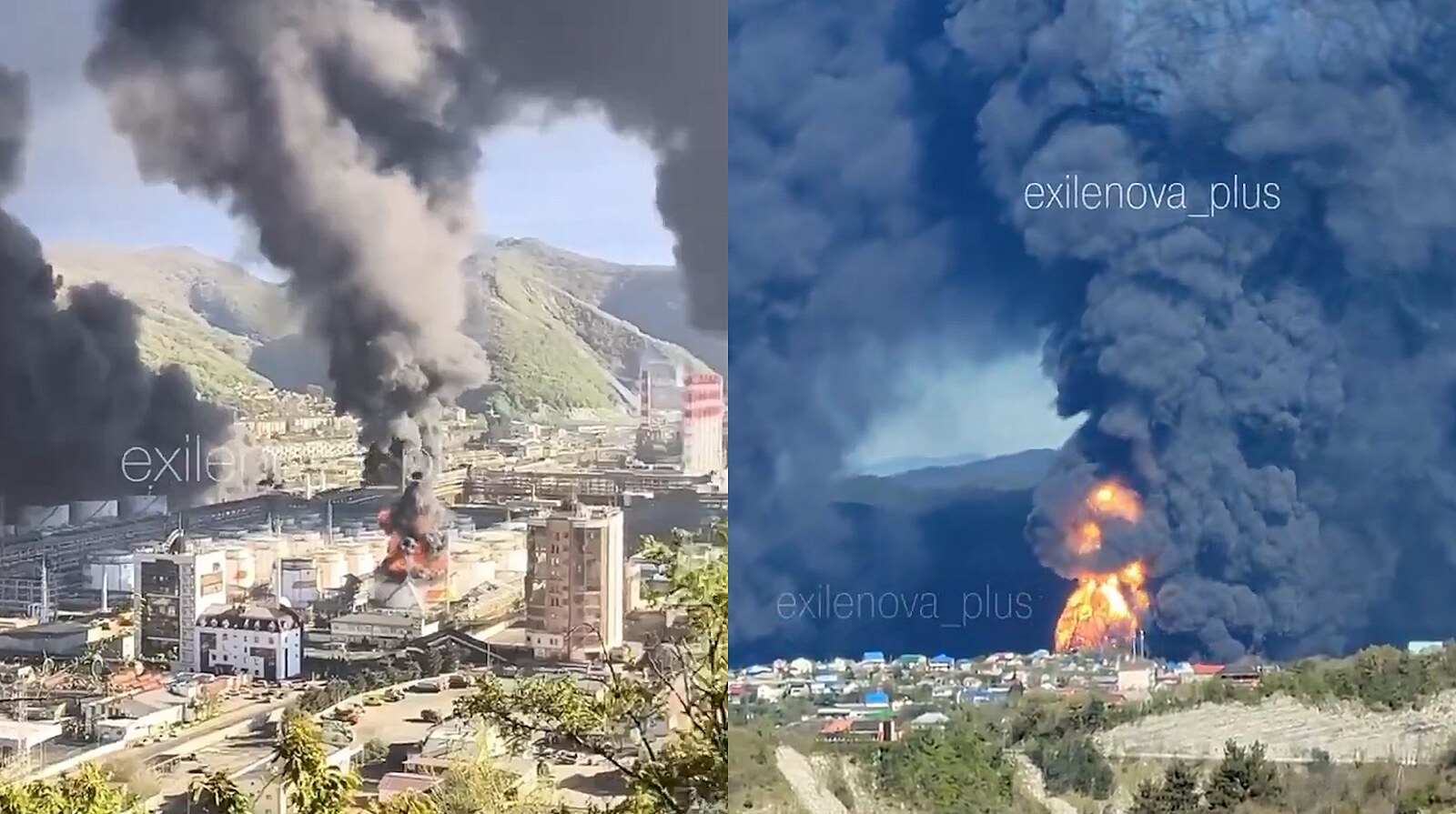 Ukrajinci neustávají v ničení Tuapse. Části města evakuují, pláže pokryla ropa