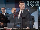 P�edseda Poslanecké sn�movny Parlamentu �eské republiky Tomio Okamura na státní...