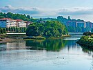 �tafetový ostrov (Francie/�pan�lsko) � Na snímku je malý Pheasant Island na...