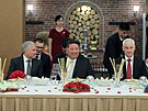 P�edseda ruské Státní dumy Vja�eslav Volodin, severokorejský v�dce Kim �ong-un...