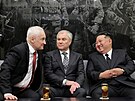 Ruský ministr obrany Andrej Belousov, p�edseda ruské Státní dumy Vja�eslav...