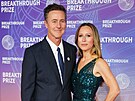 Edward Norton a Shauna Robertsonová na gala po udílení Breakthrough Prize v...