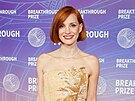 Jessica Chastainová na gala po udílení Breakthrough Prize v Santa Monice (18....