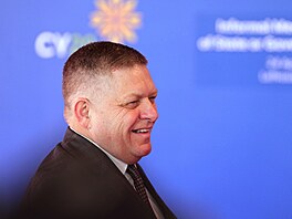 Robert Fico na summitu EU na Kypru (24. dubna 2026)