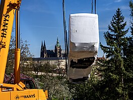 Po více ne� roce se na tra� pet�ínské lanovky vracejí vozy. Jedná se o nové...