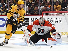 Anthony Mantha se sna�í dorazit puk za Daniela Vlada�e.