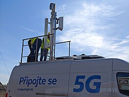 Mobilní BTS spole�nosti Cetin