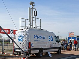 Mobilní BTS spole�nosti Cetin