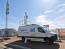 Mobilní BTS spole�nosti Cetin