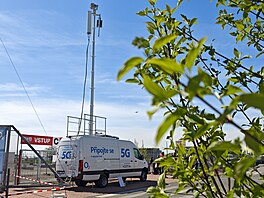 Mobilní BTS spole�nosti Cetin