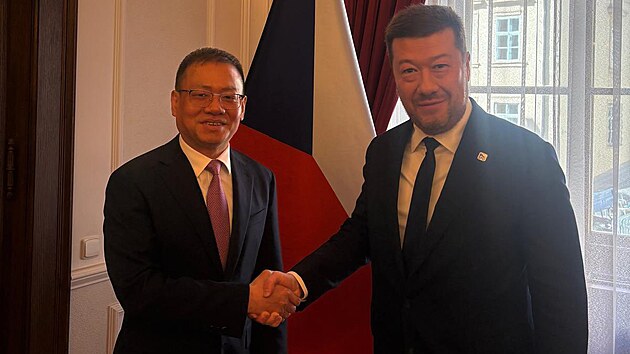 Okamura přijal čínského velvyslance. Chce tu více turistů, řešili i novou přímou linku