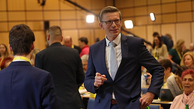 V ostravském hotelu Clarion se koná sjezd KDU-�SL. Na snímku je Martin Kupka...