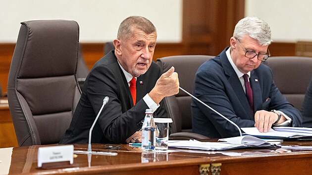 Jedn�n� premi�ra Andreje Babi�e (ANO) s p�edsedou vl�dy Republiky Kazachst�n Ol�asem Bektenovem. (28. dubna 2026)