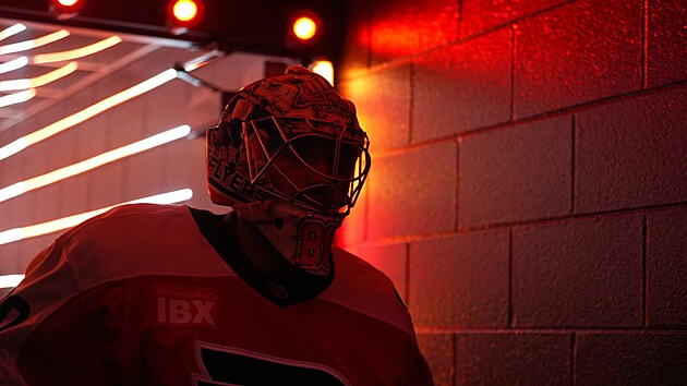 Daniel Vlada� p�ed t�et�m utk�n�m s�rie play off proti Pittsburghu.