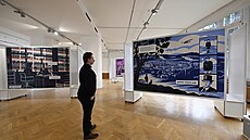 Ve zl�­nsk�©m Kolektiv.Hausu je k vidÄ�n�­ výstava Stopy Tomáše Bati