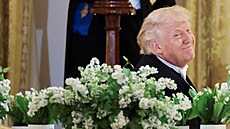 Americký prezident Donald Trump uspo�ádal státní ve�e�i pro britského krále...