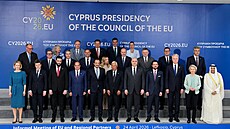 Politici na summitu EU v kyperské Nikósii. (24. dubna 2026)