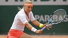 Slovenská tenistka Dominika Cibulková na kurtu, rok 2019