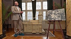 Jedním z exponát� v rekonstruovaném dom� stavitele Franti�kaGrossmanna je model...
