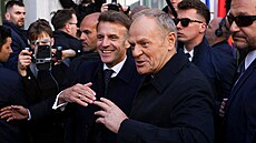 Francouzský prezident Emmanuel Macron nav�tívil severopolský Gda�sk. S...
