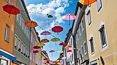 Uli�ka Lederergasse ve Villachu.