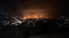 Rafinerii v ruském p�ístavu Tuapse u �erného mo�e zachvátil po ukrajinském...