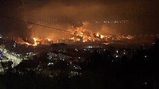 Rafinerii v ruském p�ístavu Tuapse u �erného mo�e zachvátil po ukrajinském...