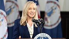 Guvernérka americké Virginie Abigail Spanbergerová (24. února 2026)
