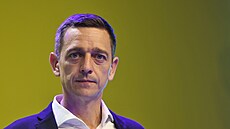 Nový p�edseda lidovc� Jan Grolich na sjezdu v  Ostrav� (25. dubna 2026)