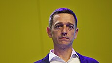 Nový p�edseda lidovc� Jan Grolich na sjezdu v  Ostrav� (25. dubna 2026)