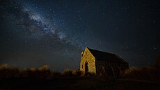 Lake Tekapo se nachází v oblasti takzvané mezinárodní temné oblohy. To proto,...