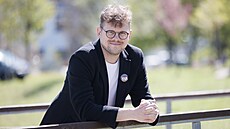 Pirátský lídr koalice TU! v Brn� v komunálních volbách 2026 Adam Zemek.