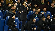 Zamy�lený kou� Chelsea Liam Rosenior b�hem utkání proti Brghtonu.