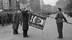 K oslav� prvního výro�í vít�zného února se 26. února 1949 na Václavském nám�stí...