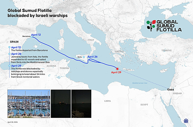 Izrael u Kréty zasáhl proti flotile plující do Gazy. Pirátství, zuří aktivisté