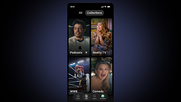 Nov� podoba aplikace Netflix pro smartphony