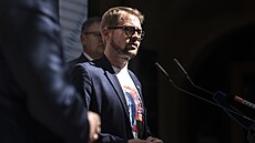Mat�j Ond�ej Havel p�i zahájení p�edvolební kampan� TOP 09. (30. dubna 2026)