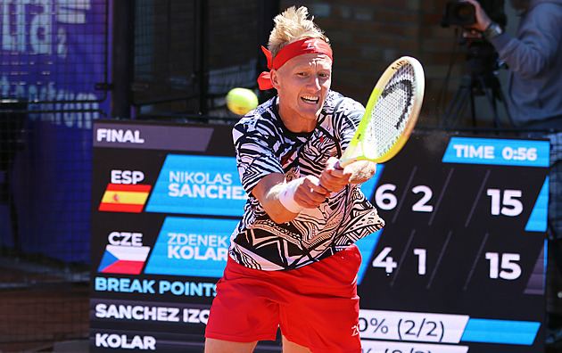 Nebyl jsem stoprocentní. Kolář vzdoroval, ale ostravský challenger neovládl Nebyl jsem stoprocentní. Kolář vzdoroval, ale ostravský challenger neovládl