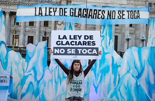Protiústavní, napadají ekologové v Argentině změnu ochrany ledovců. Milei ji hájí Protiústavní, napadají ekologové v Argentině změnu ochrany ledovců. Milei ji hájí