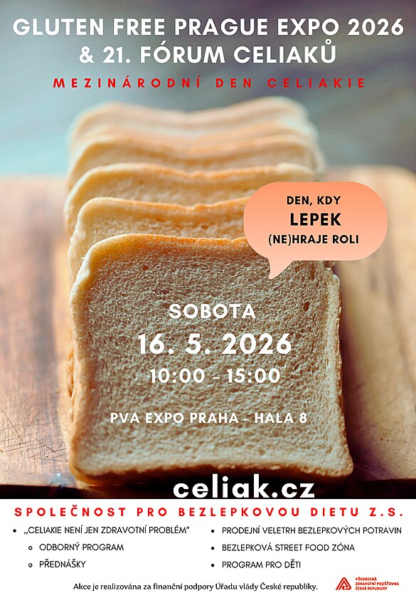 Bezlepkově v PVA EXPO Praha na Mezinárodní den celiakie