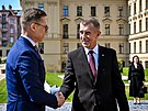Premiér Andrej Babi� p�ijal na ú�adu vlády finského prezidenta Alexandera...