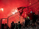 Kotel spar�anských fanou�k� v derby proti Slavii