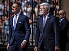 Prezident Petr Pavel p�ijal finského prezidenta Alexandera Stubba. (4. kv�tna...