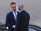 Prezident Petr Pavel p�ijal finského prezidenta Alexandera Stubba. (4. kv�tna...
