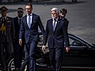 Prezident Petr Pavel p�ijal finského prezidenta Alexandera Stubba. (4. kv�tna...